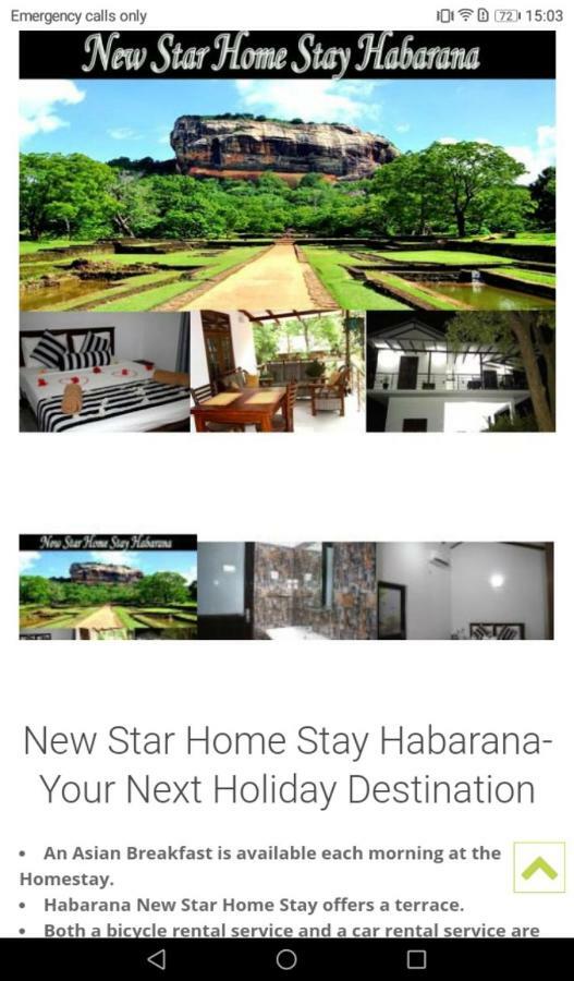 Habarana New Star Homestay Exteriér fotografie